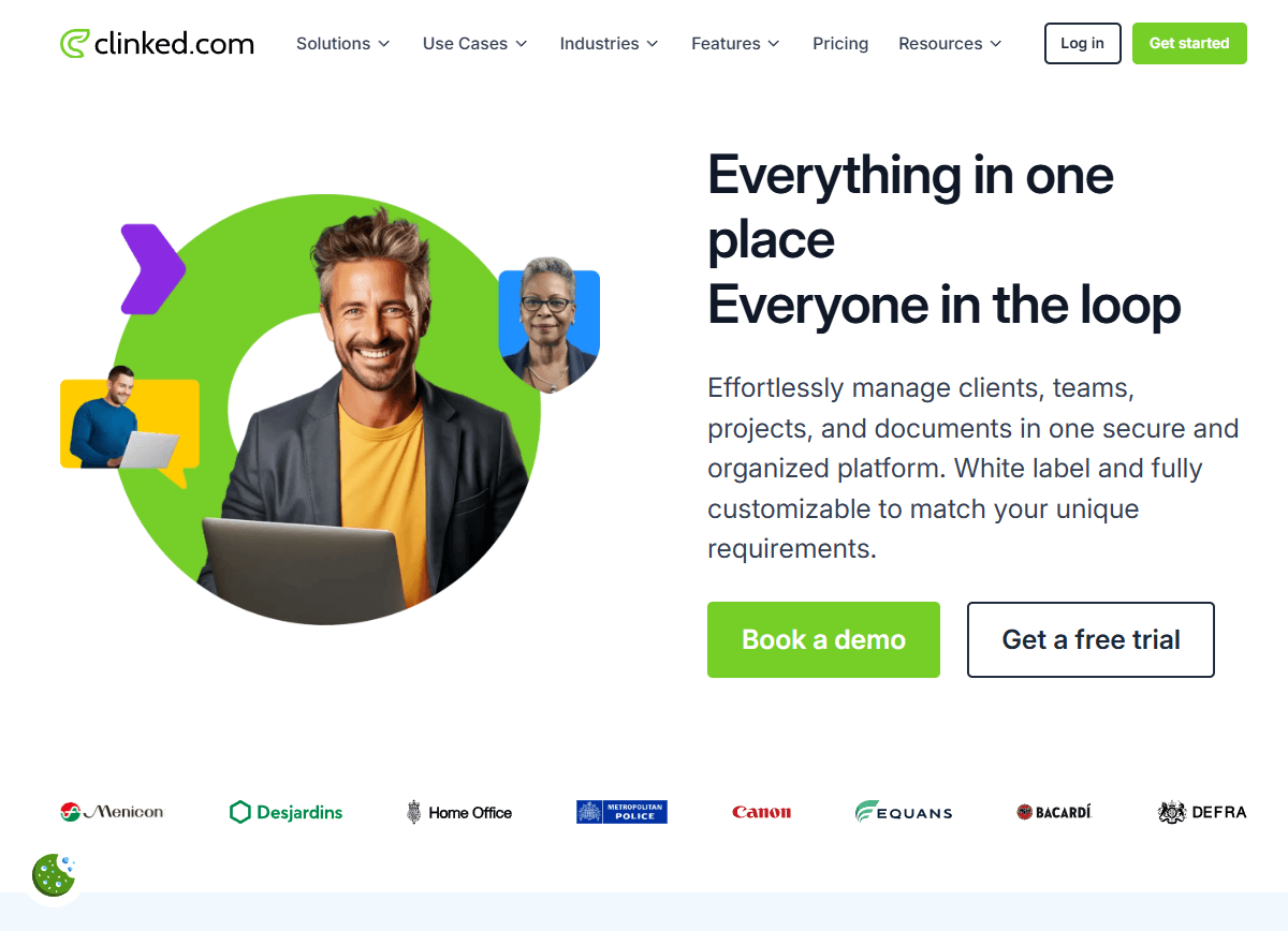 Clinked product screenshot