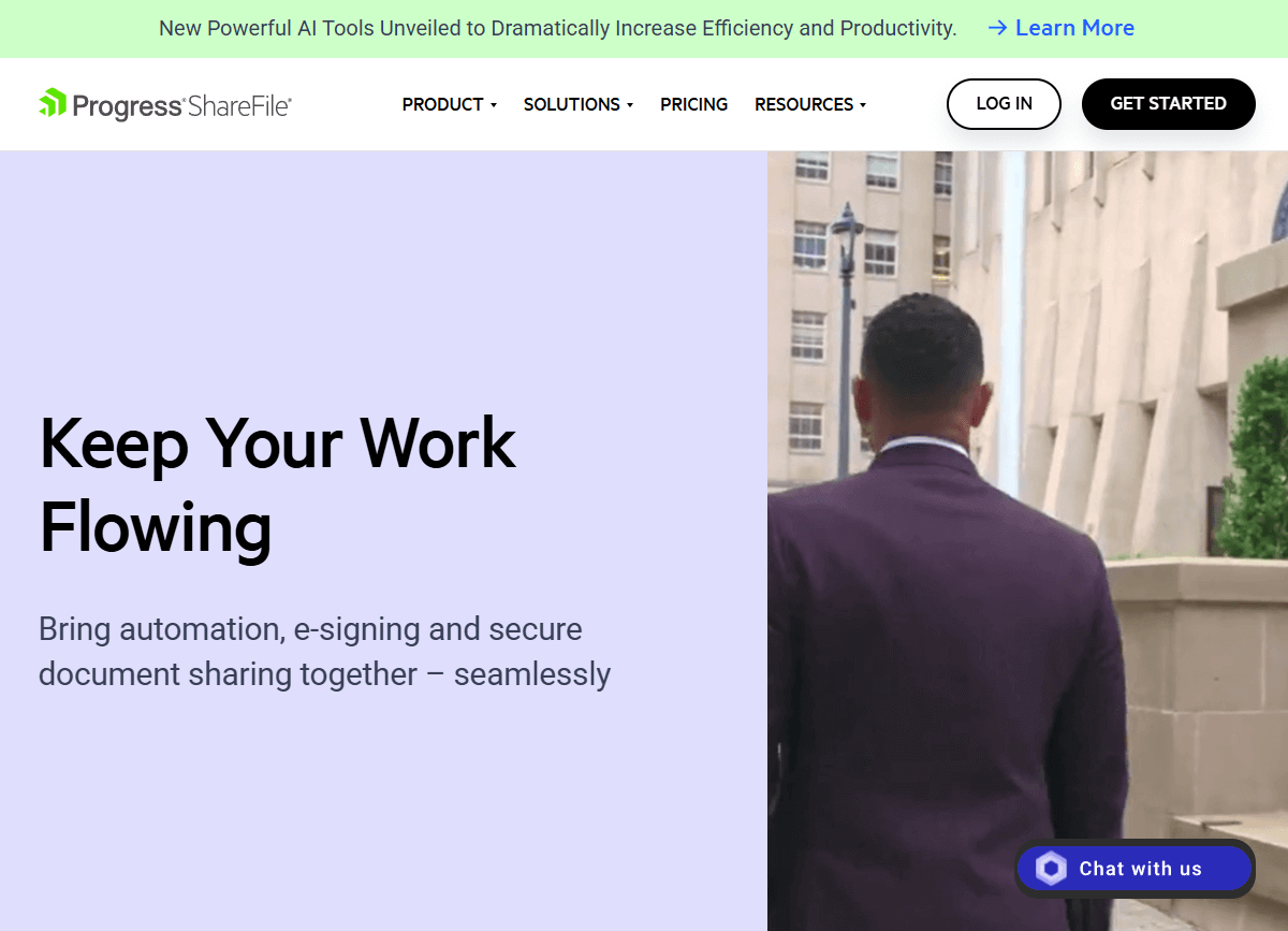 Sharefile by Progress (formerly Citrix) product screenshot