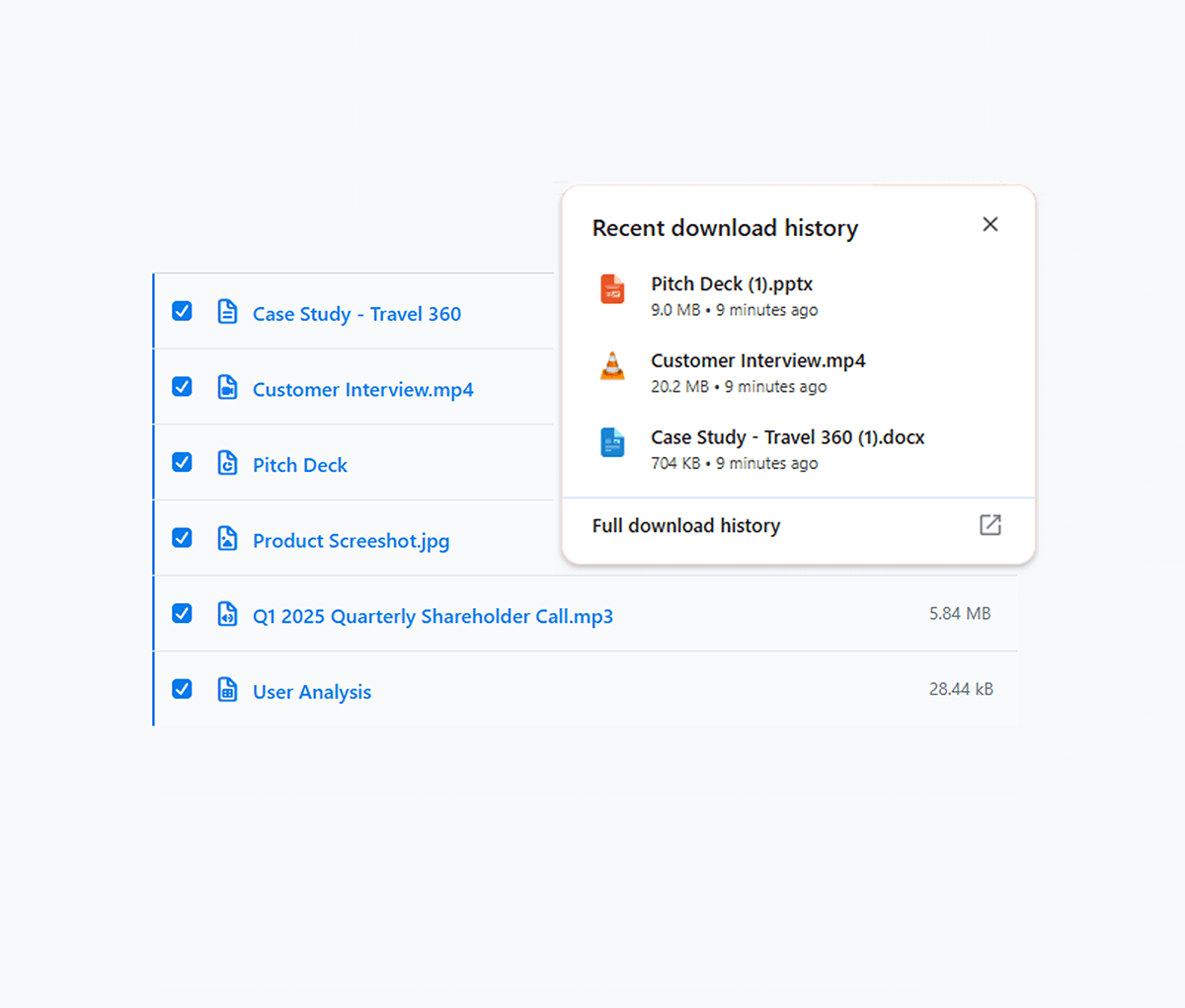 Orangedox Viewer - Bulk download View