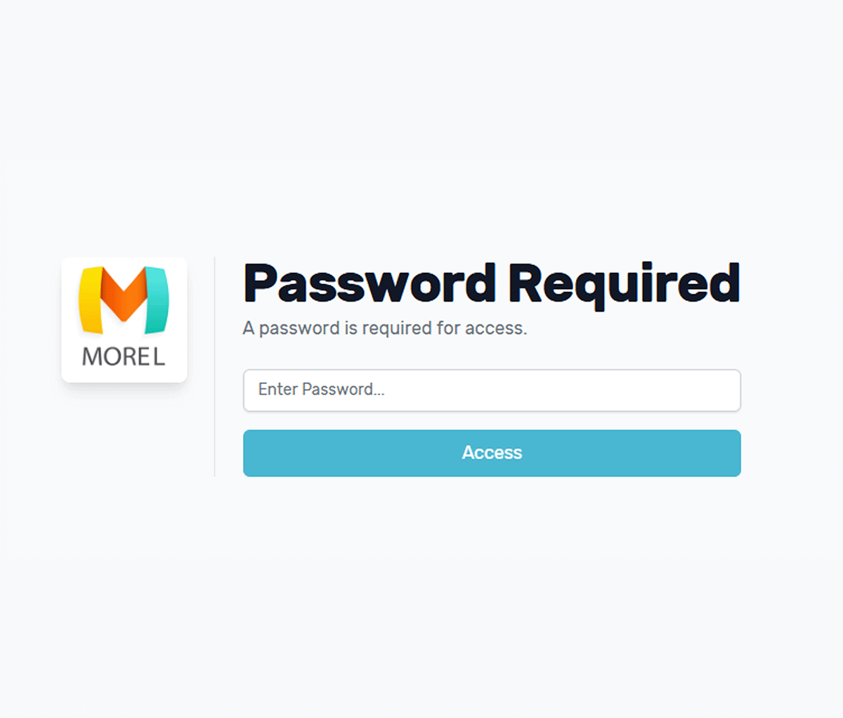 Orangedox Viewer - Require Password to view